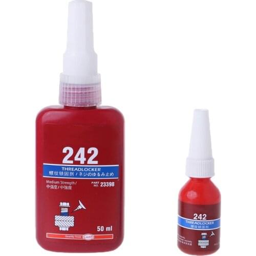 1pc 10ML/50ML 242 Thread Seal Lock Glue Screw Blue Anaerobic Adhesive
