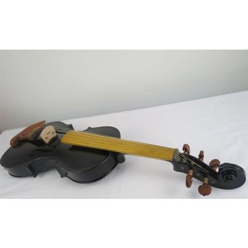 Black 5 strings 16 inch electric viola,Wonderful Sound w/case