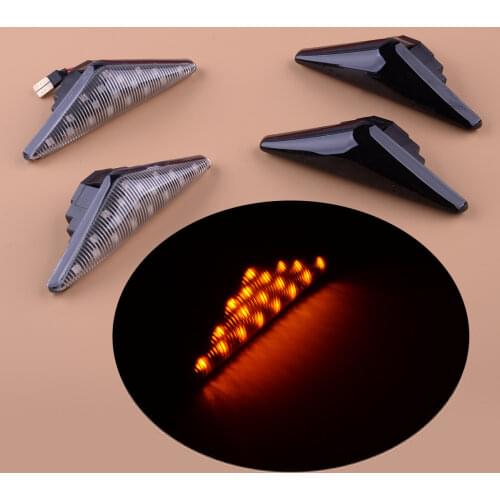 2pcs 98AB13K354AA Car LED Static Side Marker Signal Light Indicators Repeater Lamp1063835 Fit For Ford Focus MK I Mondeo MK III