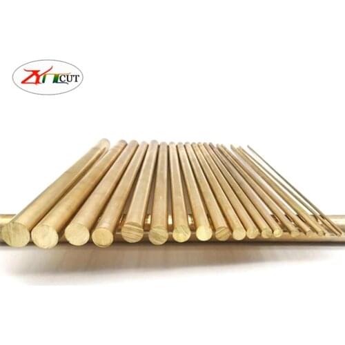 Dia 3 4 5 6 8 10 15 20 25 30mm x200mm length Hight Quality H59 Brass rod,Scattered customized cutting of pure copper bar