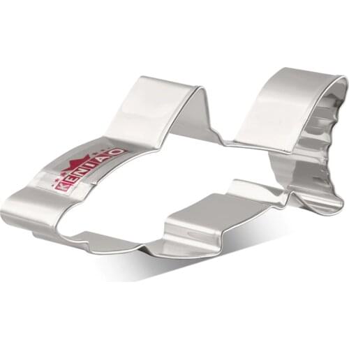 KENIAO Ocean Shark Cookie Cutter for Kids Birthday Party Cutters-Biscuit / Pastry / Bread Cutter-11.2 x 5.1cm-Stainless Steel