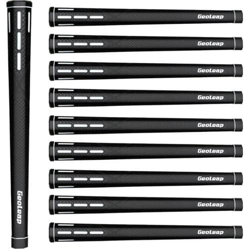 Geoleap TPE Golg Grips Hexagonal Golf Club Grip Non Slip Grip Standard, 7 Colors to Choose,10pcs