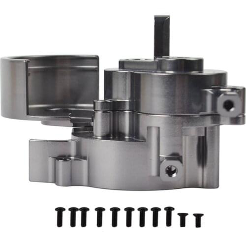 RER11401 Aluminum Transmission Case Housing Set & Aluminum Gear Cover for Redcat GEN8 Scout II RER11332 1/10 RC Crawler Upgrade