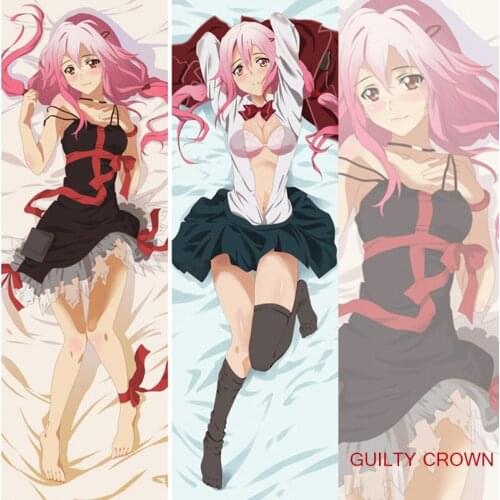 Cute Japanese Anime Pillowcase Guilty Crown Yuzuriha Inori decorative Hugging Body Pillow Case