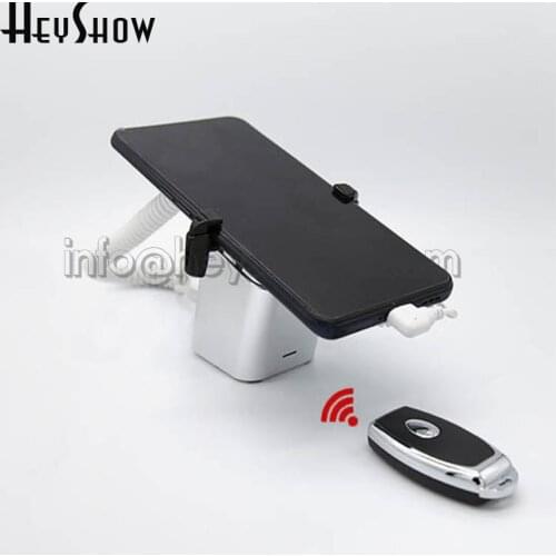 Mobile Phone Security Stand Charging iPhone Burglar Alarm System Cell Phone Anti-Theft Display Holder For Exhibition With Claw