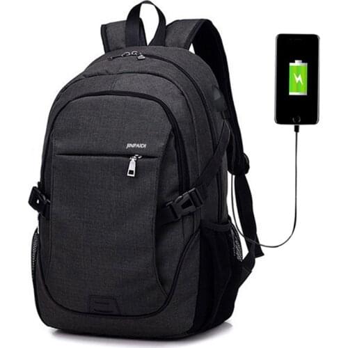 Puimentiua 2019 Male Waterproof Casual Backbag School Backpack Laptop Bag Brand 15.6 Inch Notebook Mochila