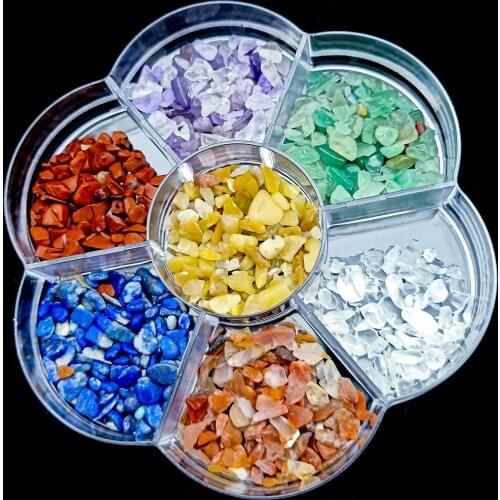 Natural Stone Carved Chakra Round Shape Crystal Quartz lapis Choker Reiki 7 Chakra Stone Boxed Energy Stone Chakra Healing Yoga