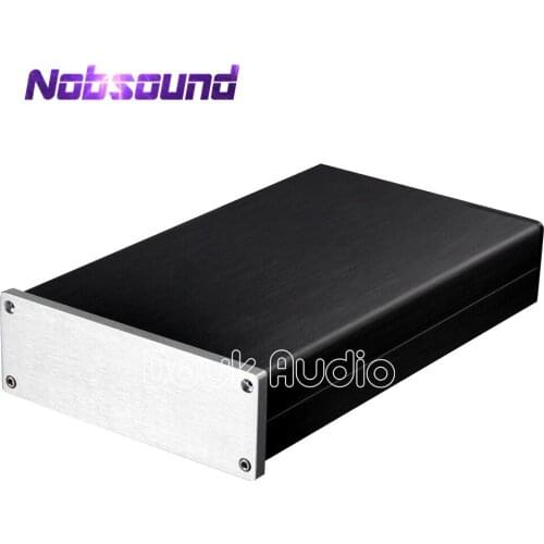 Nobsound Aluminum Chassis Amplifier Case DIY Enclosure Pre-Amp Box
