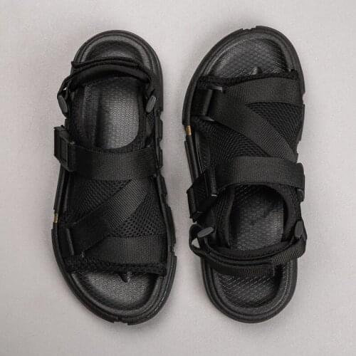 Absorb Sweat Men Sandals Fashion Summer Male Outdoor Shoes Casual Breathable Beach Flat Hiking Non-slip Lightweight Designers