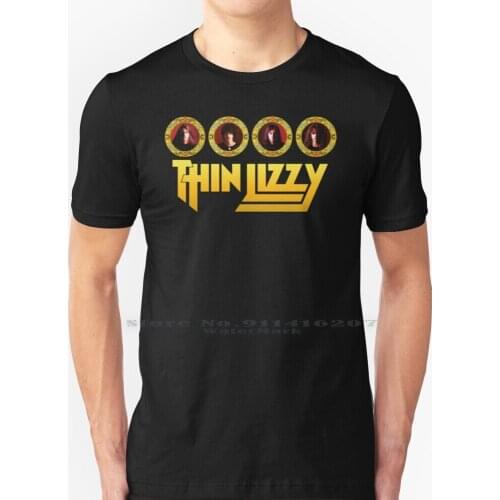 Thin Lizzy Phil Lynott Rock Retro Vintage Band 70s Classic T Shirt 100% Pure Cotton Thin Lizzy Phil Lynott Philip Lynott