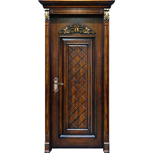 Custom traditional doors solid oak wood doors contemporary single front door interior door available C-017
