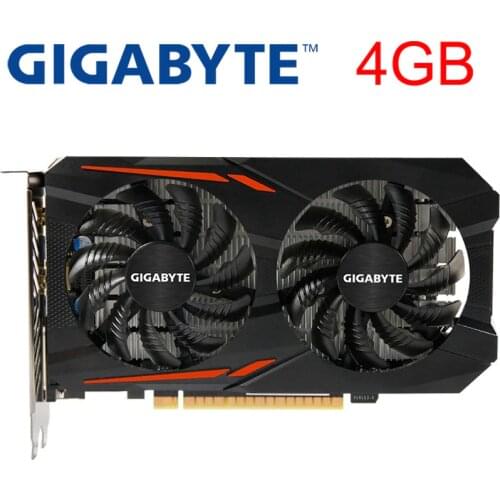 GIGABYTE Graphics Card GTX1050 TI 4GB 128Bit GDDR5 Original Used Video Cards for nVIDIA VGA Cards Geforce GTX 1050 Ti 750 960