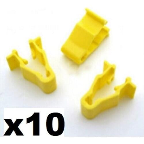 10x For Honda Civic, CRV & HRV Yellow Wheel Arch Trim Clips- Snap Fit 90601-SMG-003