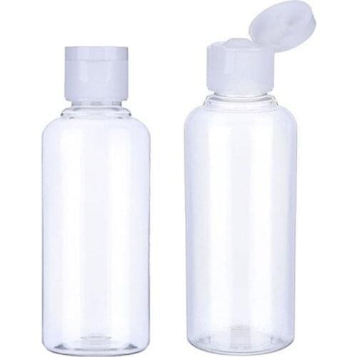 20Pcs flacon vide plastique 100ml Plastic shampoo bottles Plastic Bottles for Travel Container for Cosmetics Lotion