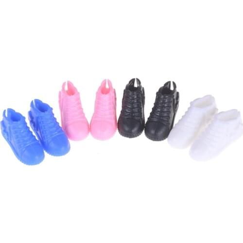 4Pairs Dolls Sneackers Accessories Doll Shoes For Girls Ken Boyfriend Male Doll Shoes Gifts For Sharon Doll Boots