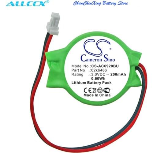 Cameron Sino 200mAh Battery for Panasonic Toughbook CF-18, CF-19, CF-30, CF-71, CF-74, CF-C1, CF-H1, CF-T1, CF-T5, CF-T8