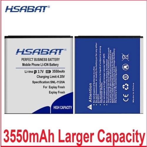 HSABAT 0 Cycle 3550mAh BQS-5050 Battery for BQ BQS 5050 BQ-5050 High Quality Mobile Phone Replacement Accumulator