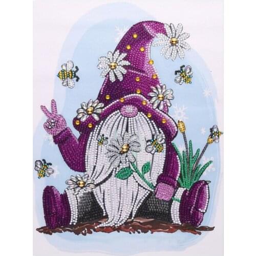 Bee Gnome 5D Special Diamond Painting Embroidery Cross Stitch Rhinestones DIY Needlework Crafts Kit