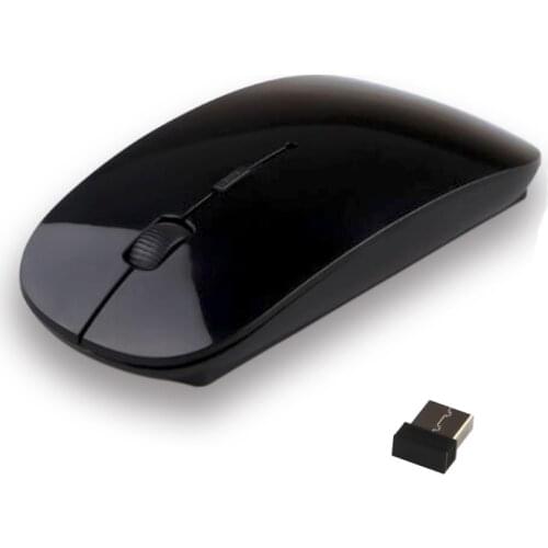 Coolcold 1600 DPI usb optical wireless mouse for laptop super slim 2.4GHz Receiver Opto-electronic mouse for office PC computer