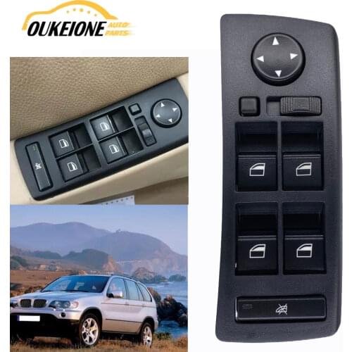 Electric Power Window Control Switch Regulator Button for BMW X5 E53 1999-2006 Car Accessories 61316962505 Master Console