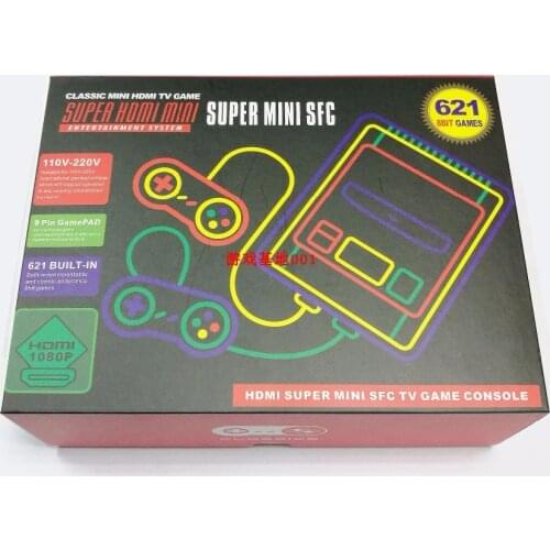HDMI Super mini TV Familie Game Console HDMI 8 Bit Retro Video Game Console Ingebouwde 621 Games Handheld Gaming speler