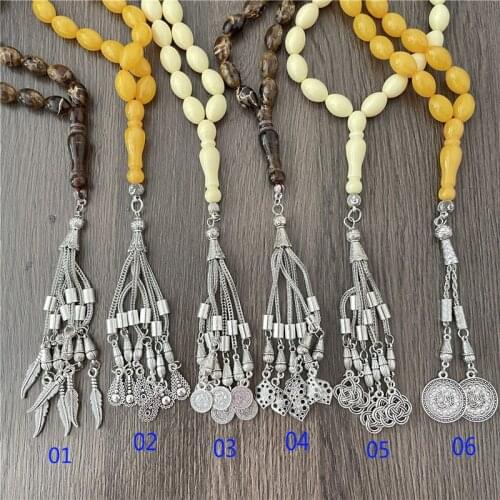 9*14mm imitation agate stone pattern rosary, muslim, islamic 33 prayer beads, men’s and women’s meditation prayer beads