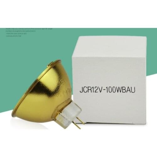USHIO JCR12V-100WBAU 12V 100W gold coat halogen lamp,12V100W Infrared JCR12V100WBAU bulb