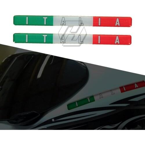 Motorcycle Tank Decals Italy Flag Italia Stickers Case for Aprilia Ducati Vespa for AGV K1 K3 K4 K5 RR4 RR7 for Ducati Vespa