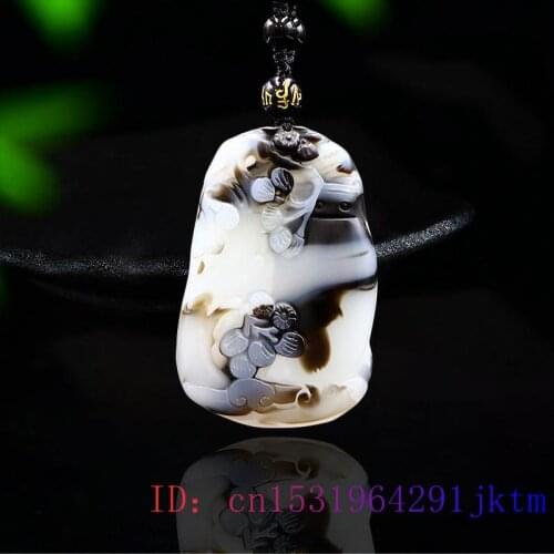 Jade Vase Pendant Jewelry Men Carved Fashion Amulet Women Gemstone Necklace Gifts Natural Charm Chinese Jadeite