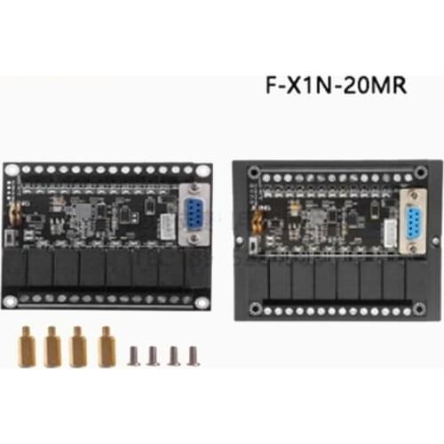 PLC industrial control simple board FX1N-10MR FX1N-14MR FX1N-20MR FX1N-24MR FX1N-32MR programmable control board With shell