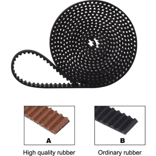 1/2/5/10meter GT2-6mm Open Timing Belt Width 6mm GT2 belt Rubber Aramid Fiber 2GT Timing Belt for Reprap 3D Printer Parts