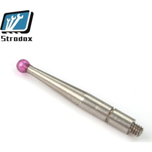 Ruby head Probe Lever Test Indicators M1.6 M2.0 Length 44 47 36mm Measuring Tip Gauge Pin Ball Dial indicator CMM Non-magnetic