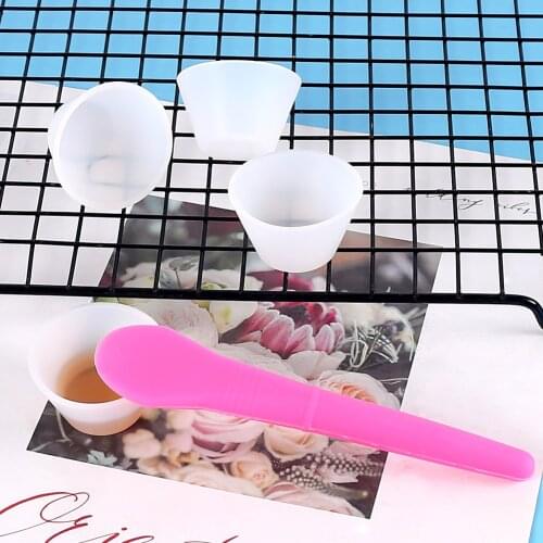 Silicone Mixing Cup Dispenser Mixing Stick Mixing Bowl DIY Epoxy Resin Craft Jewelry Casting Tools