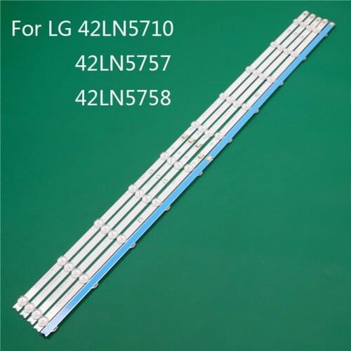 LED TV Illumination Part For LG 42LN5758 42LN5710 42LN5757 LED Bars Backlight Strips Line Ruler 42" ROW2.1 Rev 0.01 L1 R1 R2 L2