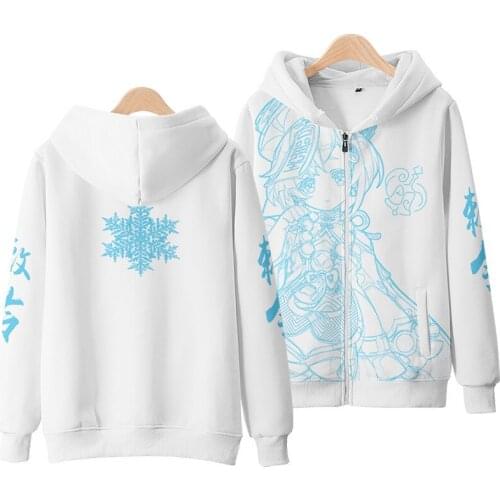 Game Genshin Impact Spring Hooded Sweater For Men And Women Cosplay Costumes Long-sleeve Cost Cos Paimon Keqing Klee Clothes