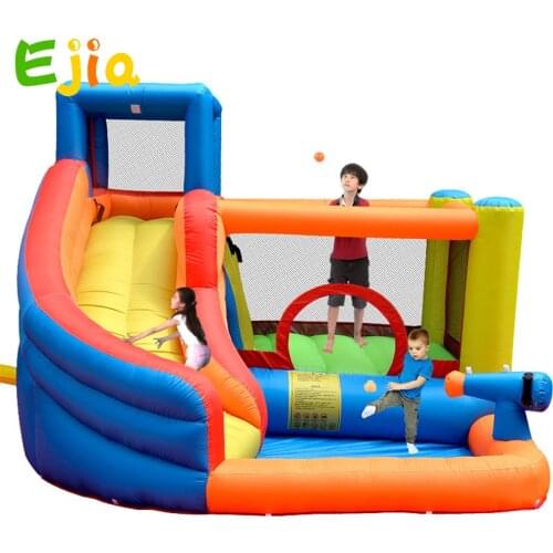 High Quality Small Jumping Inflatable Bouncing Castle Bouncy Castle Bouncer Inflatable Castle Kids With Water Splash system