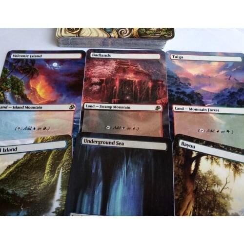 10 Dual Lands DualLands MAGIC FULL ART ALTERED CARDS Dual land MTG TCG Games dual land fetchland shockland proxy EDH lotus mox