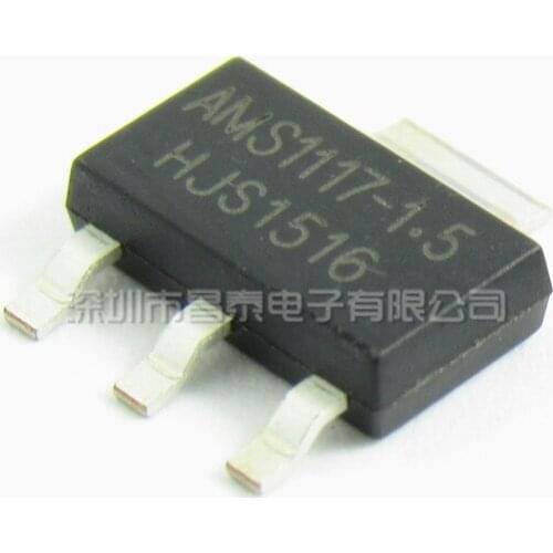 10pcs / 1 lot AMS1117-1.5 SOT-223 power IC buck IC linear voltage regulator LDO patch