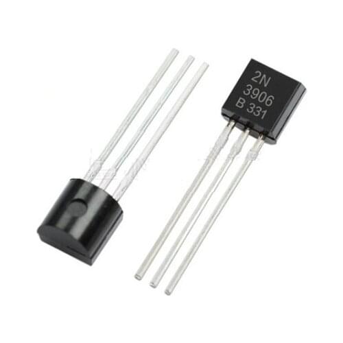 100PCS/Lot 2N3906 3906 TO-92 0.2A 40V PNP Triode Original New