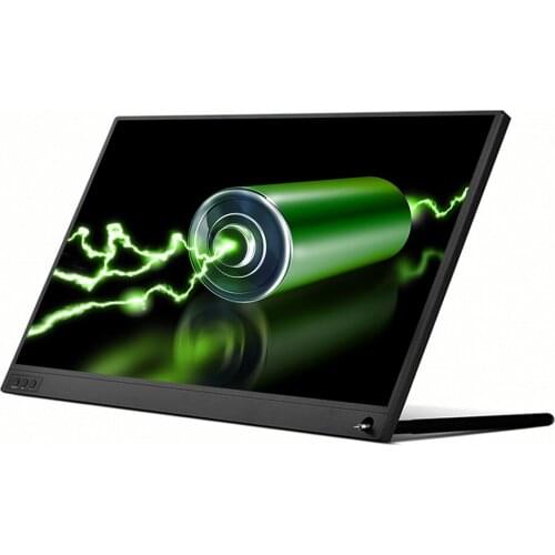 15.6 Inch Full HD 1080P USB C Monitor with Type-C/ Portable Screen for Laptop Mac PC Phone Xbox PS4 Include Battery