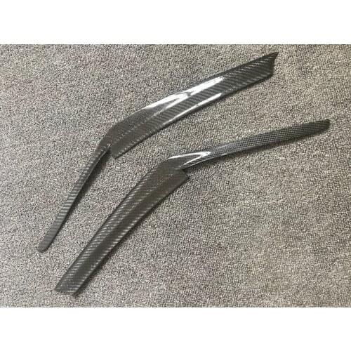 For Toyota Camry 2018-19 Modification Carbon Fiber Headlamp Eyebrow Accessories 2PCS