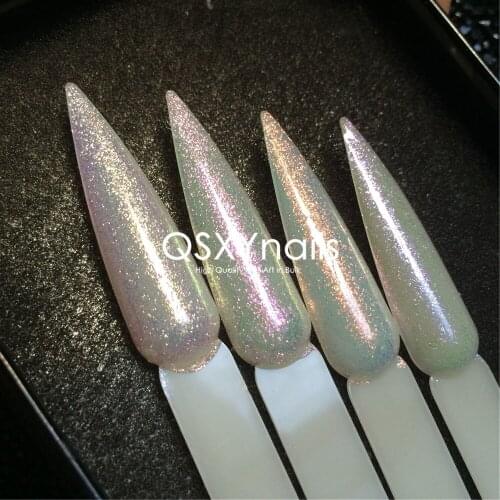 20g/50g SUPER BRIGHT MIX GEL Big Size Aurora Powder Flakes Neon Mermaid Unicorn Pigment Glitter for Mixing Gel Nail Polish