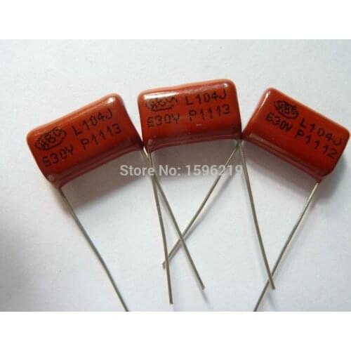 20pcs CBB 104 630V 104J CBB21 0.1UF 100nF P15 Metallized Polypropylene Film Capacitor