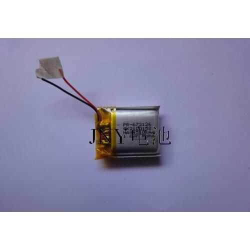 3.7V polymer lithium battery 251634 120MAH MP3 MP4 clip recorder Rechargeable Li-ion Cell