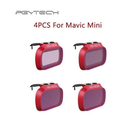 4pcs ND Lens Filters For DJI Mavic Mini /Mini 2 ND 8 16 32 64 PL Set Filter Filter Kit for DJI Mavic Mini ND8 ND16 ND32 ND64 PL