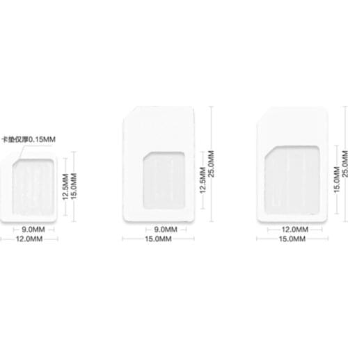 4 in 1 Convert Nano SIM Card to Micro Standard Adapter for iphone for samsung 4G LTE USB Wireless Router P82A