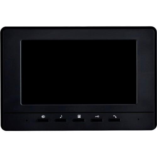 7 inch LCD Monitor For Wired Intercom Video Door Phone XLS-V70H Color Black
