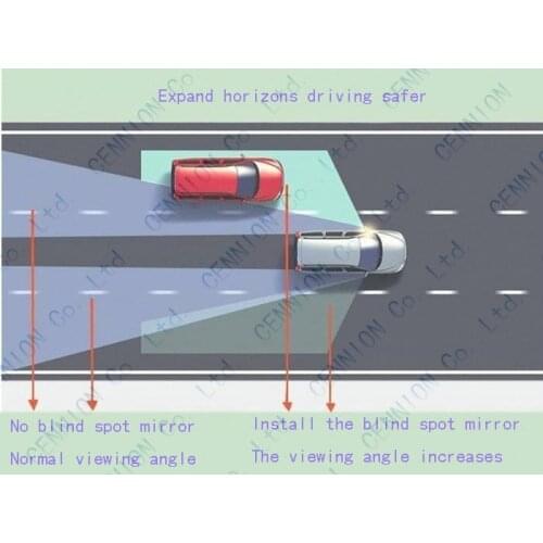 Car Auto Side Rearview Convex Rear View Round Wide Spot Angle Blind Mirror 400pcs