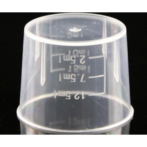 Free Shipping 15 ml Transparent Plastic Small Liquid Measuring Cup Kitchen Cooking Tool LX7092
