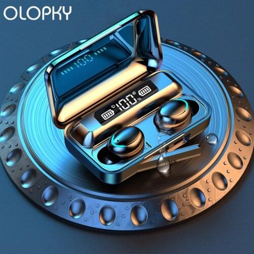 F9 TWS Earphones Wireless Bluetooth 5.0 Earphone In-Ear Headphones Ear Headphone Touch Control Earbuds LED Headset For IPhone